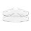 2Pcs Floating Corner Shelf Triangle Wall Mount Storage Rack Bathroom Shelves for Kitchen Bathroom Bedroom 1