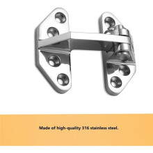 Heavy Duty Long Reach Hinge Marine Boat Hatch Hinges 316 Stainless Steel Sturdy Deck Cabinet Door Hinges 3.62 X 2.87"