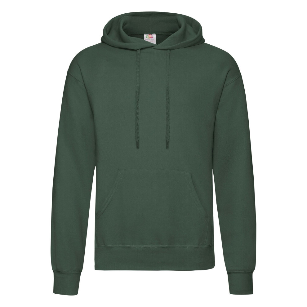 Fruit Of The Loom (Xxl, Bottle ) Unisex Adults Classic Hooded Sweatshirt Green