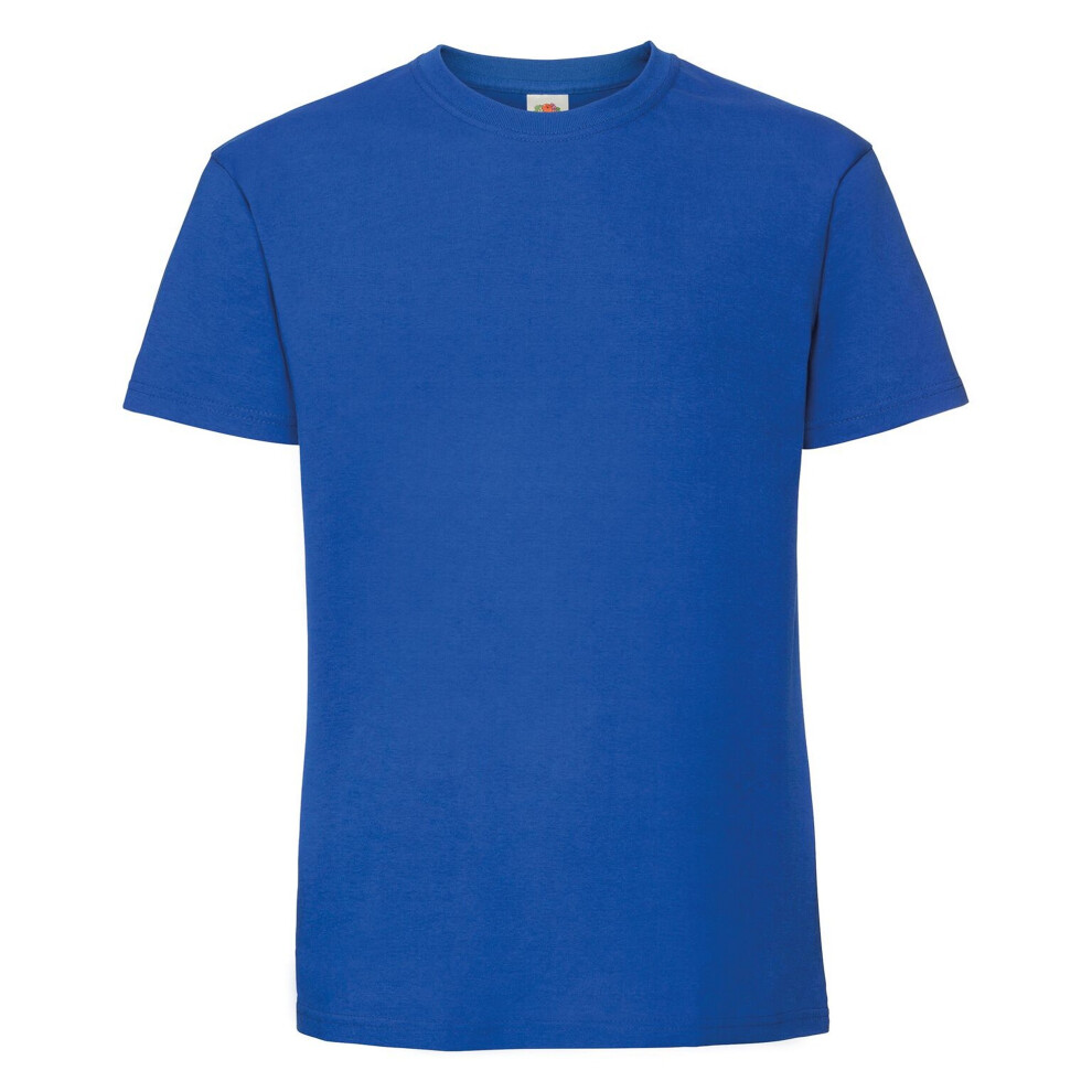 Fruit Of The Loom (S, Royal) Mens Ringspun Premium T-Shirt Multicoloured