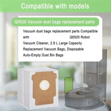 20 Pack Q0520 Vacuum Bags for Vacuum 105 Combo/Vac, 405 404 505 Combo Max 705 Vac,Max 705 Combo Robot