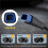 Sensor de Velocidade para Bicicletas Elétricas para Bafang CAN-BUS - Compatível com As Séries BBS01, BBS02, -HD e M, Conector de 5 Pinos 5