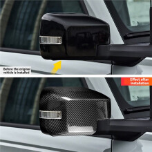 Carbon Fiber Rear Mirror Cover Trim for Bronco 2021-2025 Sideview Mirror Guard Cover Trim Accessories