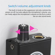 Single Channel Anti-Howling Audio Processor Microphone Feedback Suppressor for Conferences and Live Performances