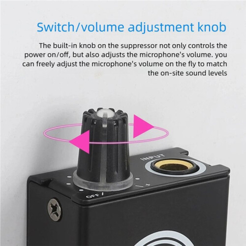 Single Channel Anti-Howling Audio Processor Microphone Feedback Suppressor for Conferences and Live Performances
