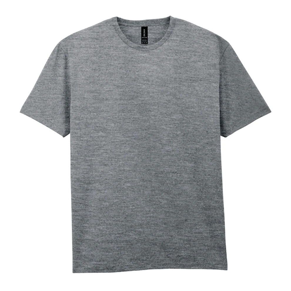 Gildan (3Xl, Graphite Heather) Mens Cotton Lightweight T-Shirt Multicoloured