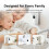 Automatic Foaming Soap Dispenser Touchless  Hand Soap Dispenser with LED Smile Timer Type-C Rechargeable Waterproof 6