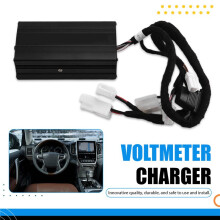Car Rear Sear Multifuction USB Socket Port Voltmeter Charger Rocker for Land 200 LC200 2016-2020 A