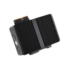 Waveshare Computador Industrial Gigabit 2.5G com Duas Portas, 4 X RS485 para Raspberry Pi CM5, Saída Dupla 4K e Acesso A 4G/5G EUA