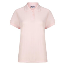 (22 UK - 24 UK, Light Pink) Absolute Apparel Womens/Ladies Elegant Fitted Polo