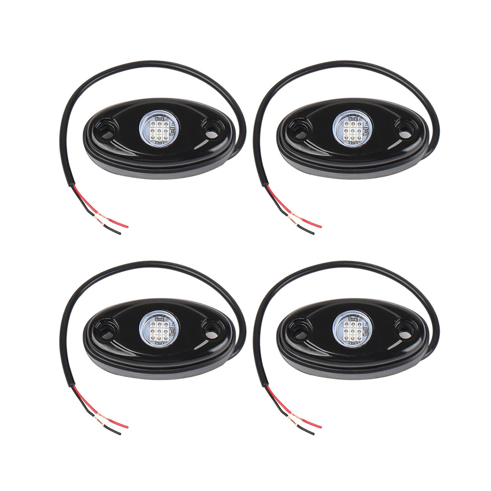 4Pcs 9Led Super Bright Rock Kit Led Waterproof Led Neon Underglow For Off Road Truck Boat Light 4712234458279