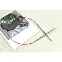 Square Knitting Needles Hollow Metal Weaving Pins Needlework Tools for Wool Cotton Yarn DIY Knit Accessories 3mm