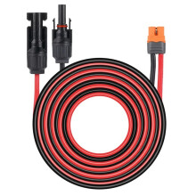 Adattatore con Spina Femmina XT60I-F per Connettore Solare, Cavo di Prolunga Impermeabile per Ricarica di Pannelli Solari e Centrali Elettriche, 2 M.