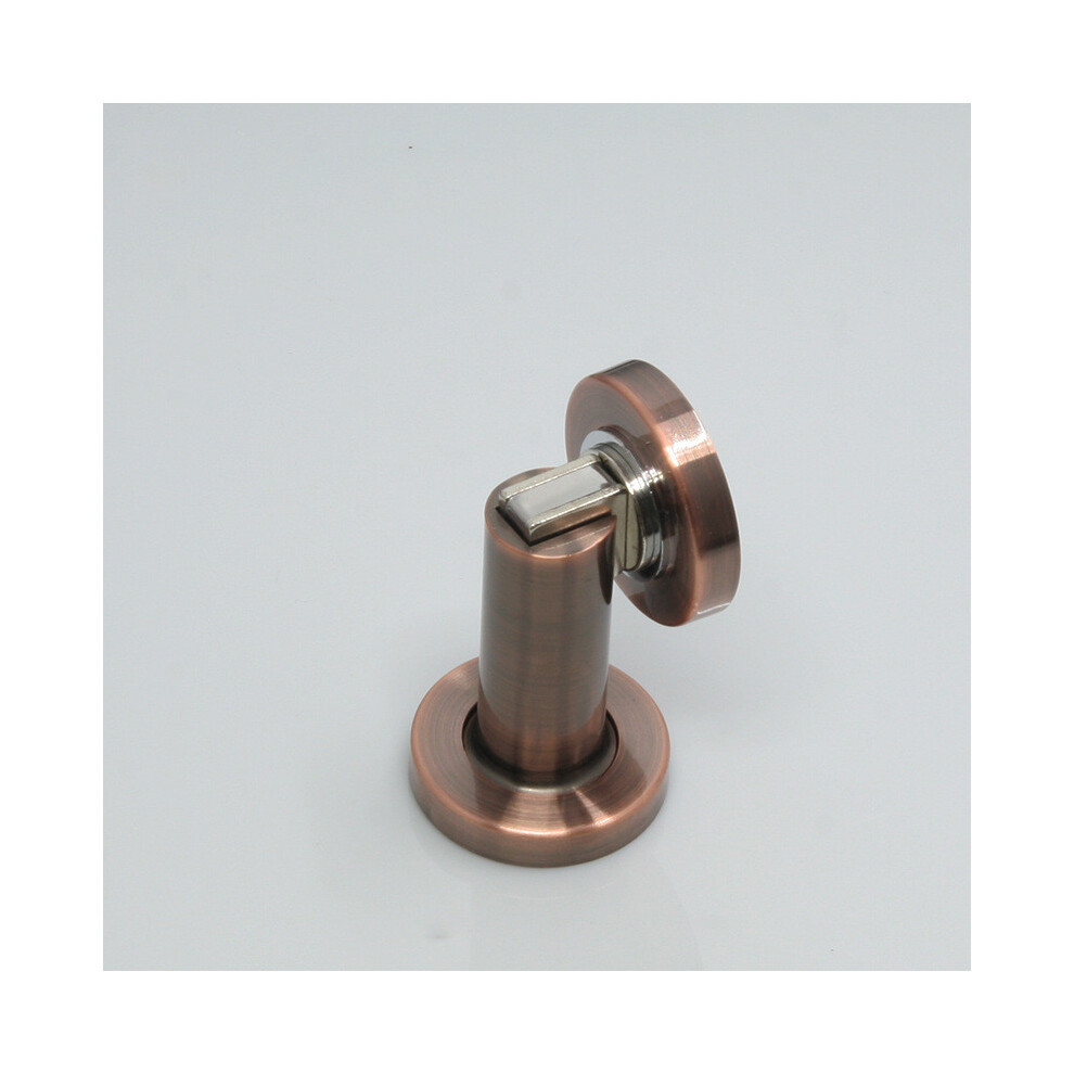 (Antique Red) Brass Antique Magnetic Door Stop Ensuring Security Anti Corrosion Construction Durable For 699532950947
