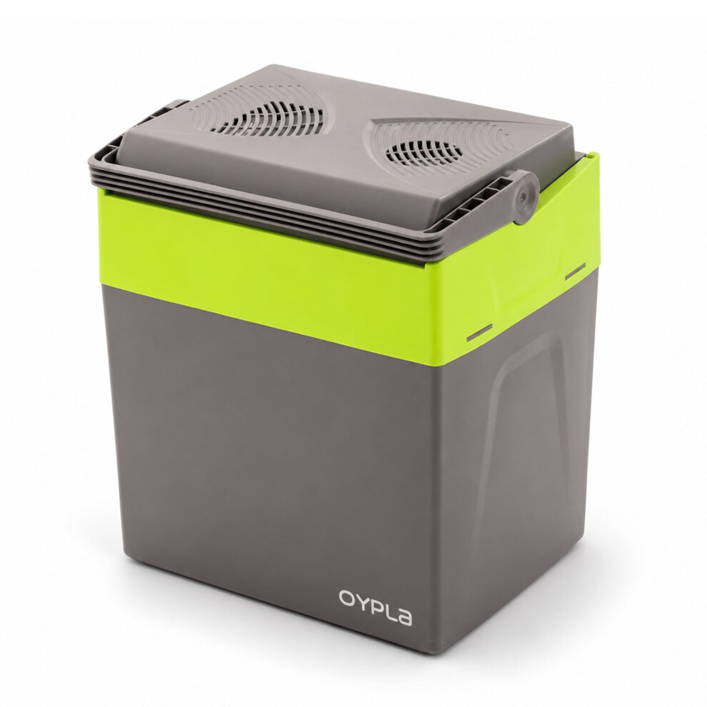 Oypla 30L 240V Ac & 12V Dc Coolbox Hot Cold Portable Electric Summer Cool Picnic Box