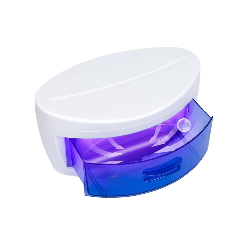 Nails Tools Cleaner Box for Makeup Nails Art Tool Tweezer Eyelash Nails Manicure Salon Tattoos Tools Cleaning EU Plug