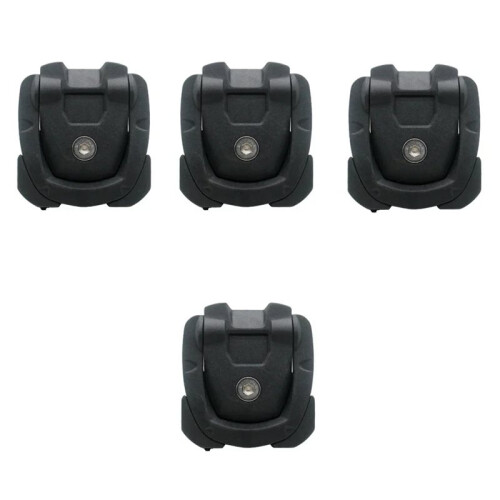 4PCS Car Trunk Hooks Organizer Rear Cargo Mounting Luggage Net Fixing Fastener 2