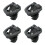 4PCS Car Trunk Hooks Organizer Rear Cargo Mounting Luggage Net Fixing Fastener 5