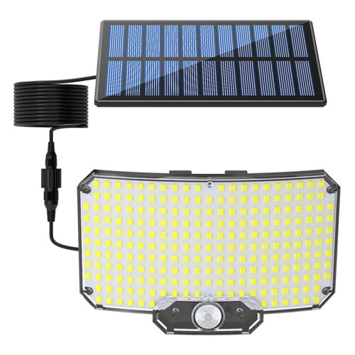 234LED Solar Security Lights Outdoor Motion Sensor Waterproof 3 Modes Split Solar Flood Wall Light for Garden Yard Gara