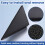Pillar Trim Molding Rear View Mirror Triangle Trim Panel 86190J9000 for  ,Right 5