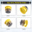 For Yellow Navigation Lights Solar Powered Navigation Lights,Ship Navigation Lights,Flashing Anti-Collision Signals 7