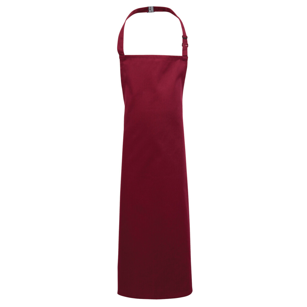 (Junior, ) Childrens/Kids Bib Apron (Pack Of 2) Burgundy Premier