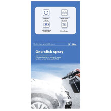 Regadera Eléctrica Recargable de 2 Litros para Lavar Coches, Regar Flores, Botella Pulverizadora de Espuma para Coches
