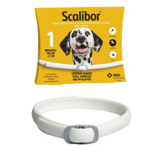 (65cm/25.59in)Collar repelente antipulgas garrapatas perro protector ajustable cinturón Tpr 1 efecto año