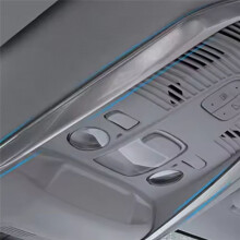 Car Front Reading Light Cover Stainless Steel Trim Frame Car Interior Accessories for 5008