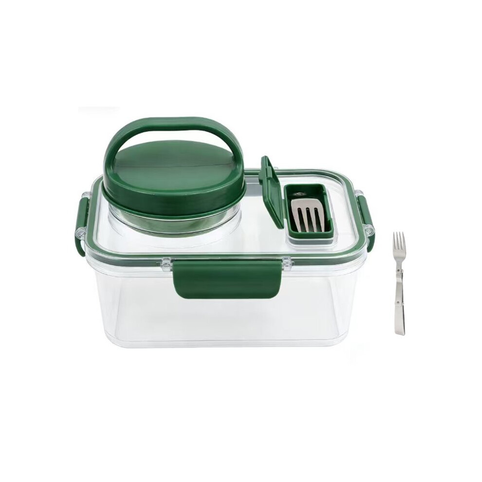 Salad Jar Upgraded Leakproof Mason Leakproof Mason Jar Style Lunch Box Large Salad Jar With Hidden Dressing Container 6032475630844