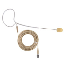 -Ear Audio Condenser Microphone,Wired Headset Condenser Mic with 4 Pin XLR Cable Works for System