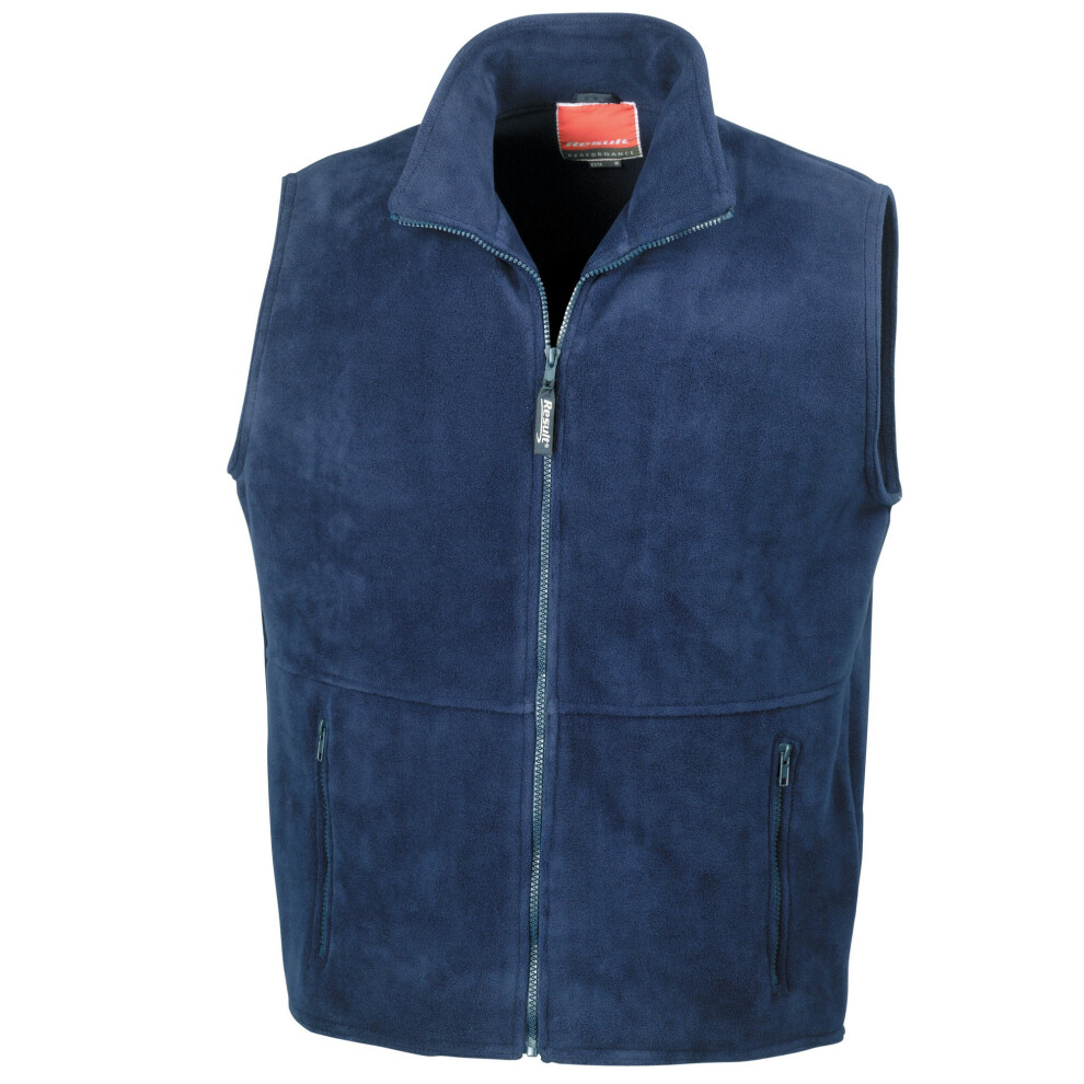 Result (Xl, Navy) Unisex Adult Polartherm Fleece Lined Body Warmer Blue,Multicoloured