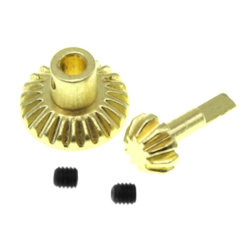 Replacement Remote Control Car Gear Set for WPL D12 Pickup C24 RC Car Accessory Gold 2