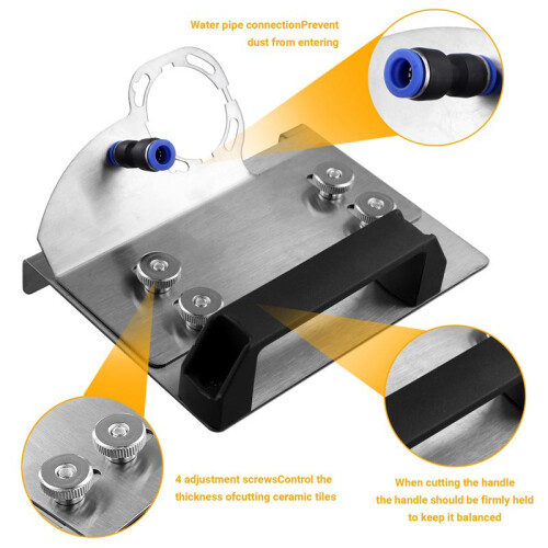 100 Type Angle Grinder Ceramic Tile Chamfering Frame New 45 Degree Water Pipe Dust Removal Portable Chamfering Tool 2