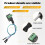 3Set DS18B20 Temperature Sensor Kit Waterproof Digital Sensor 100CM Cable Stainless Steel Probe and Module Adapter Board 6