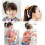100 élastiques à cheveux oreilles de lapin, parfaits pour offrir aux enfants 4