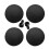 4pcs Replacement Button for RING Doorbell Pro Fix Your Broken Cracked Button Doorbell Accessories Doorbell Replacement 1