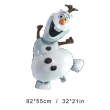 (Olaf) Snow Princess Frozen Elsa Anna Film Balloons Birthday Balloons Decoration Party
