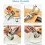 Râpe à fromage 4 en 1 - Râpe de cuisine multifonctionnelle rotative en acier inoxydable 3