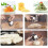 Râpe à fromage 4 en 1 - Râpe de cuisine multifonctionnelle rotative en acier inoxydable 4