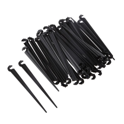 100pcs 11mm Support Fixing for 4/7mm Drip Irrigation Water Pipe 1