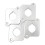 Silver Coilpack Adapter Plates Billet for    A4 A6 TT 1.8T to 2.0TFSI 3
