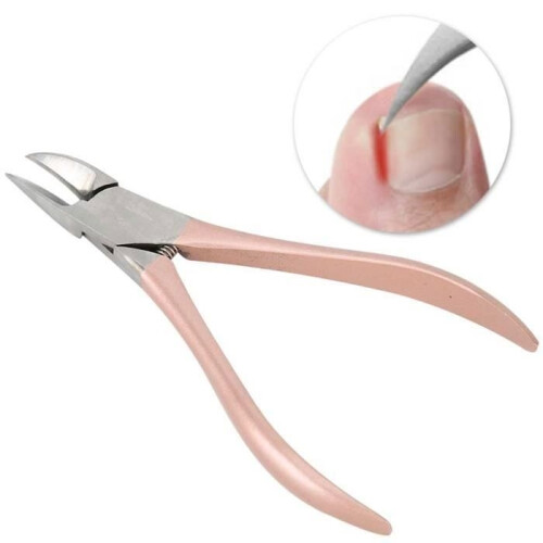 Coupe-ongles - RAC - Acier inoxydable - Multifonctionnel - Or rose 1