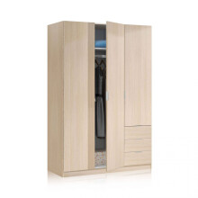 Armario Low Cost 3 puertas 3 cajones