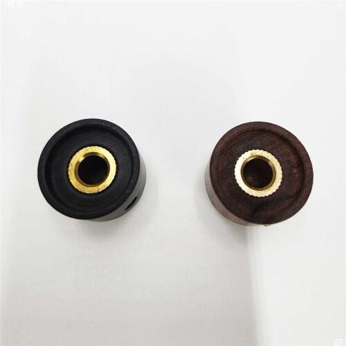 Guitar Control Knob for Potentiometer Timbre and Volume Speed Control Knobs Guitar Replacement Parts Ebony 2