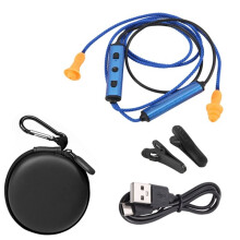 Ear Plugs Wireless Earplug Headphones Set,Hearing Protection Noise Canceling Mic for Construction Site Noisy