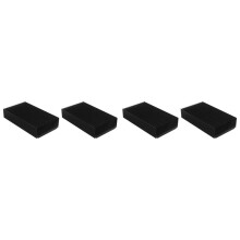 4X Aluminum Large Heatsink 4.72 x 2.72 x 1.06 Inch /120 x 69 x 27 mm Heat Sink Cooling Black Oxide Radiator 22 Fin