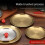 Stainless Steel Round Plate Camping Dishes Rust-Proof Stackable Food Serving Plate 20cm 5