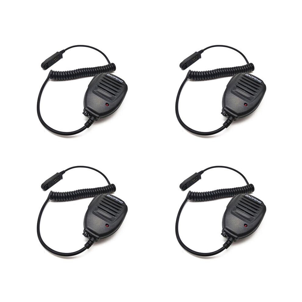 4X Ptt Mic Speaker Microphone For Bf-Uv9r Uv9r Bf-A58 A58 Uv-Xr -3Wp Bf-9700 Uv-9R Radio Walkie Talkie 4714217949255