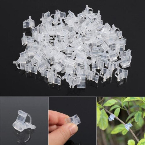100 clips de greffage pour la plantation et le greffage de tomates 2